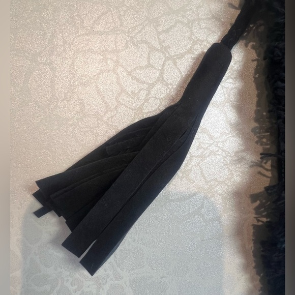 Shashi | Black Metallic Embellished Beaded Shoulder Bag - Picture 4 of 16